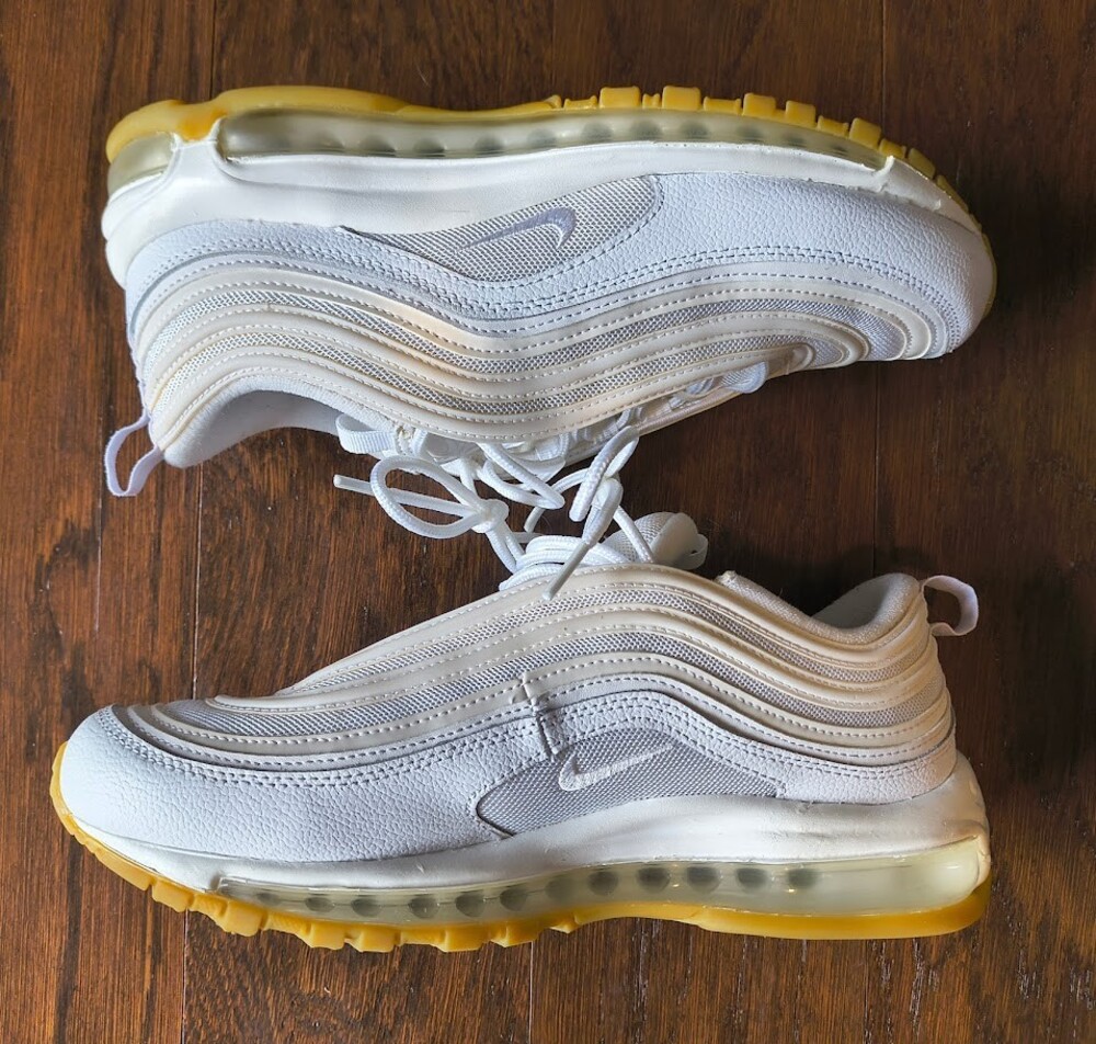 Nike Air Max 97 White Gum Light Brown DJ2740-100 Size 9